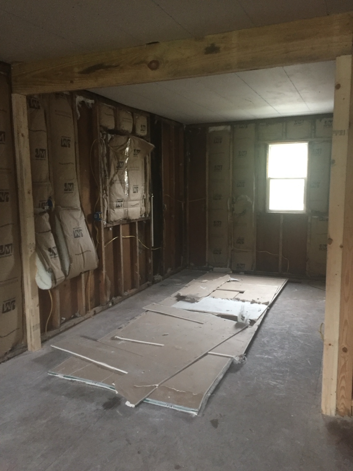 Ervin renovation structural opening