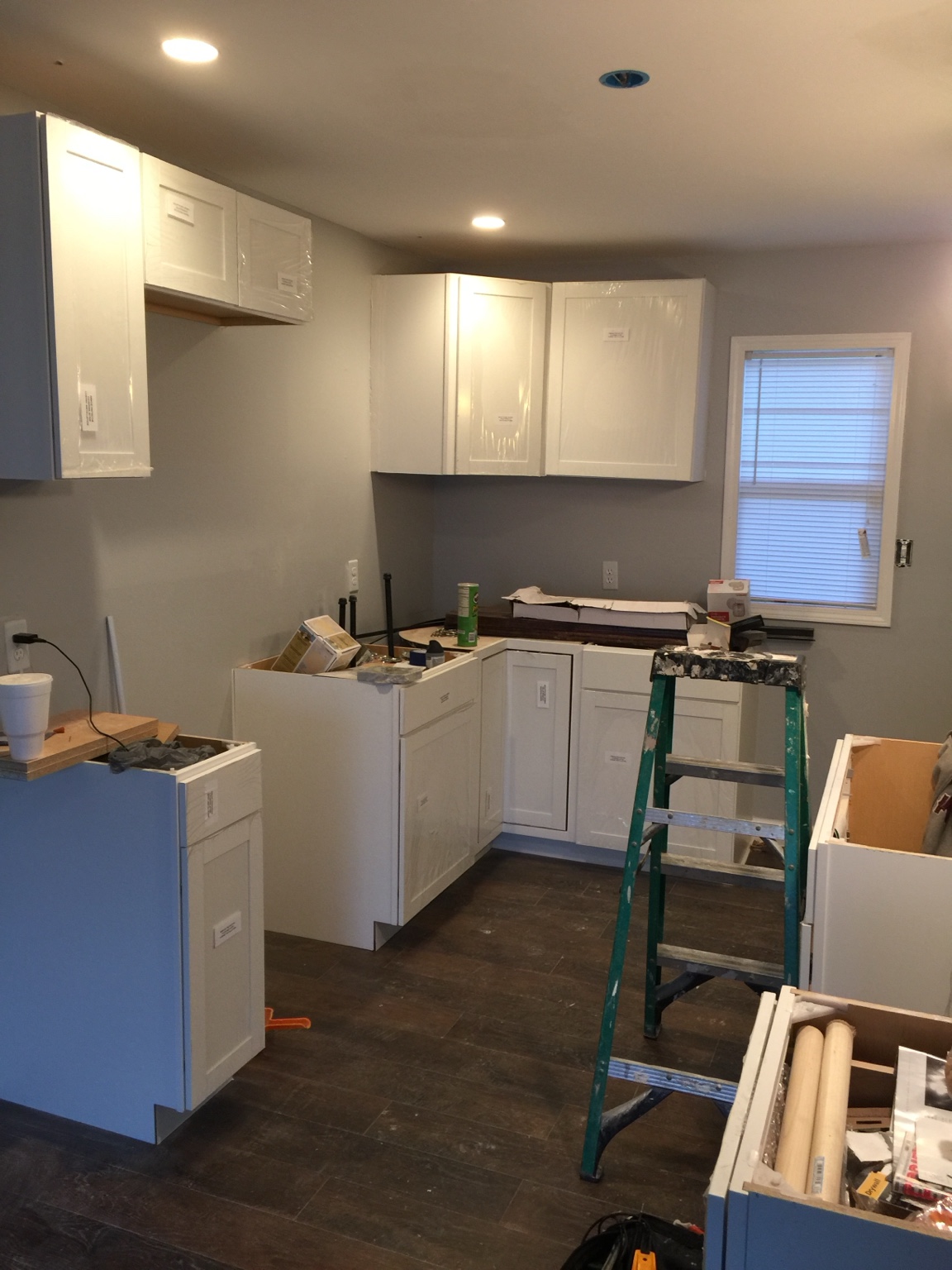 Ervin kitchen cabinet installation