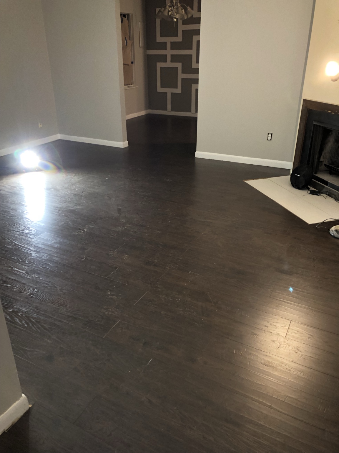 Interior finish work